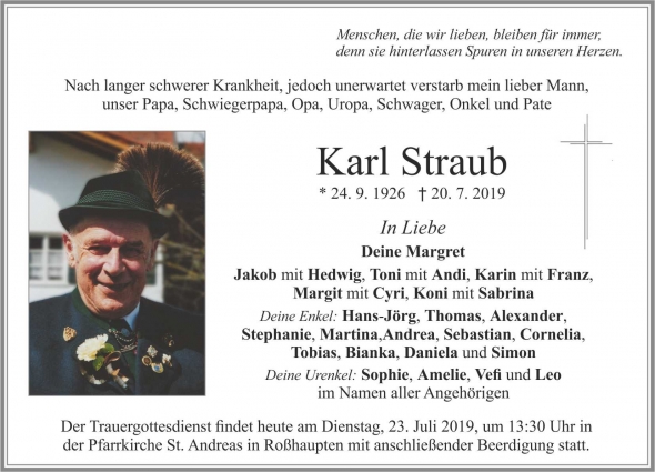 Karl Straub