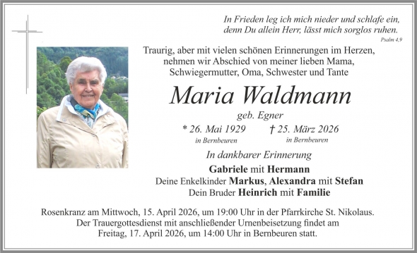 Maria Waldmann