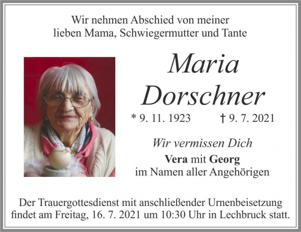 Maria Dorschner