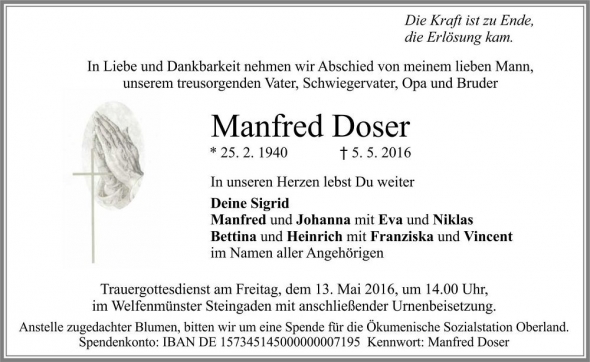 Manfred Doser