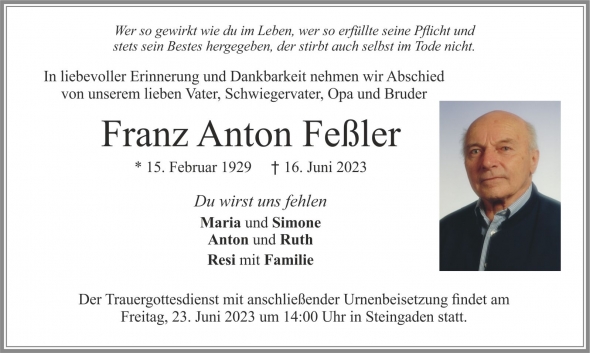 Franz Anton Feßler