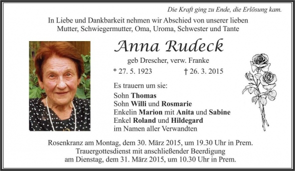 Anna Rudeck