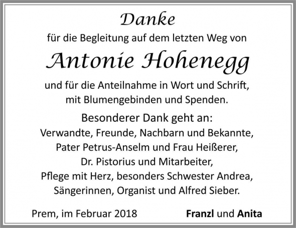 Antonie Hohenegg