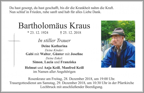 Bartholomäus Kraus