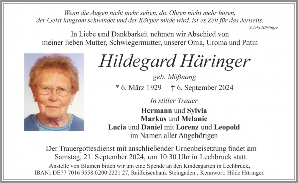 Hildegard Häringer