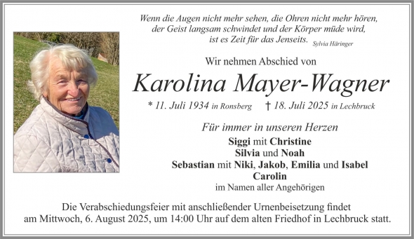 Karolina Mayer-Wagner