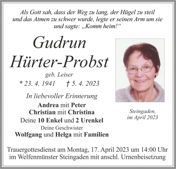 Gudrun Hürter-Probst