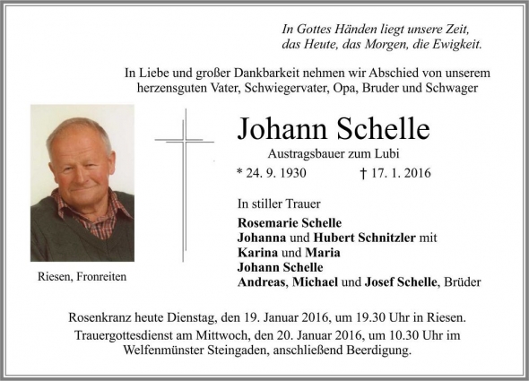 Johann Schelle