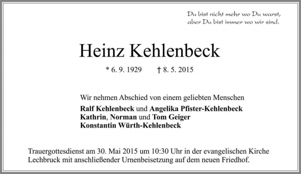 Heinz Kehlenbeck