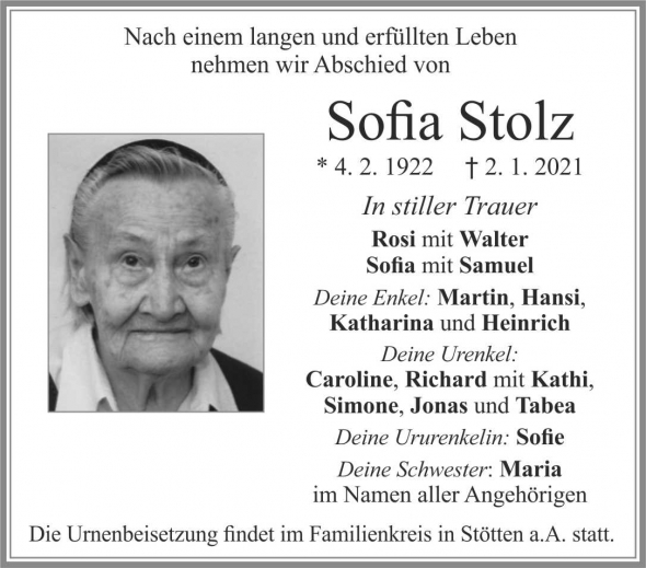 Sofia Stolz