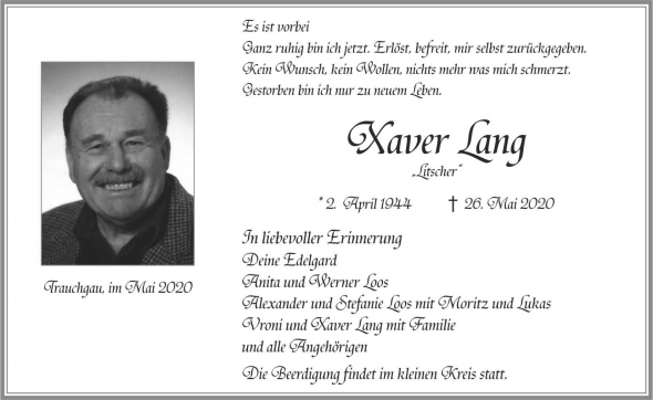 Xaver Lang
