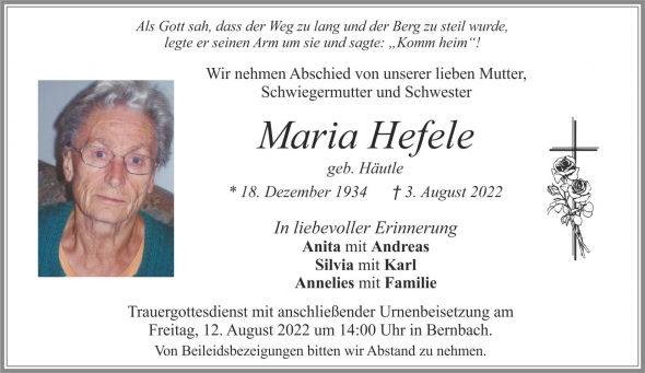 Maria Hefele
