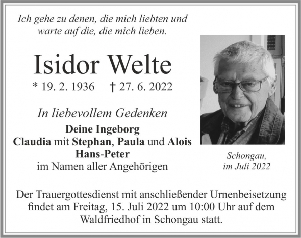 Isidor Welte