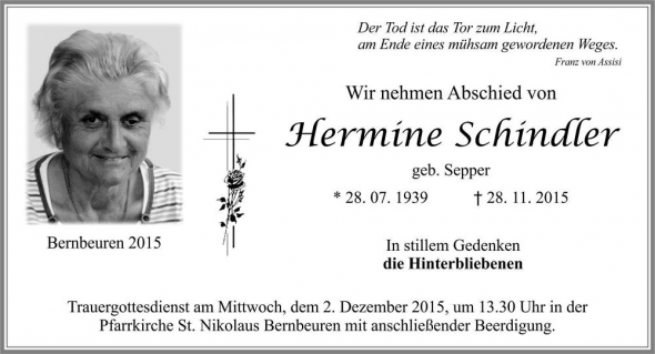 Hermine Schindler