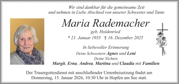 Maria Rademacher