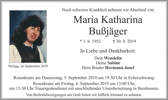 Maria Katharina Bußjäger