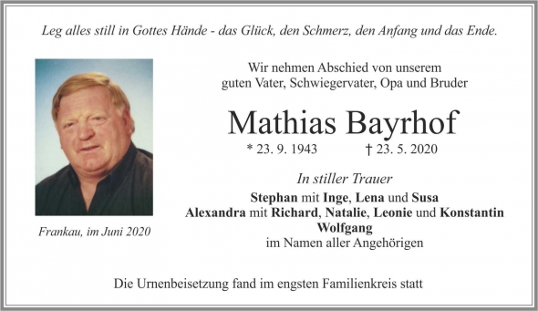 Mathias Bayrhof