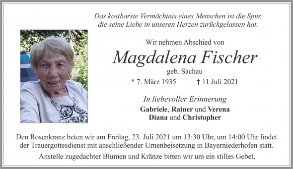 Maria Magdalena Fischer