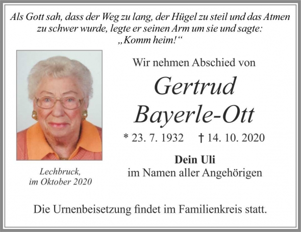 Gertrud Bayerle-Ott