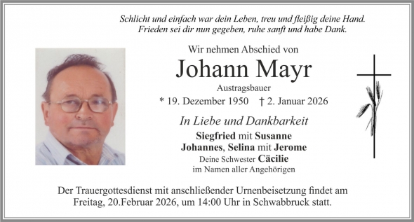 Johann Mayr