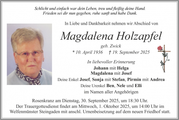 Magdalena Holzapfel