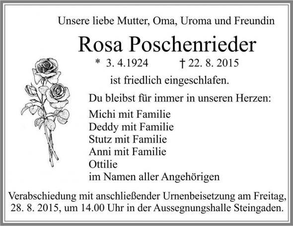 Rosa Poschenrieder