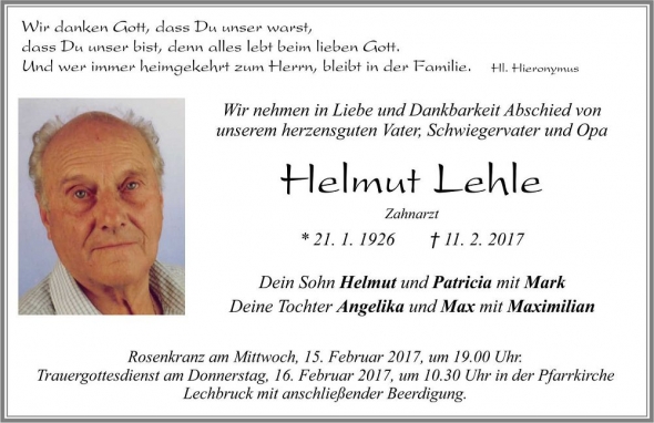 Lehle Helmut