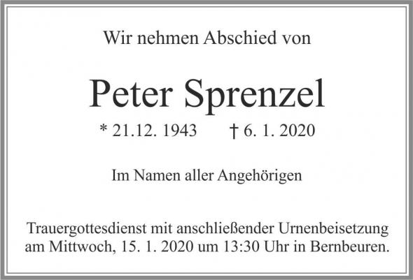 Peter Sprenzel