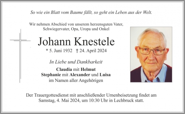 Johann Knestele