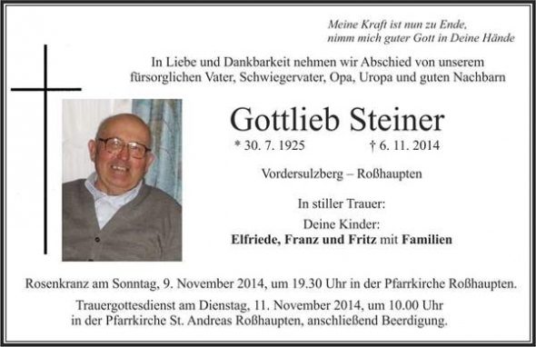 Gottlieb Steiner
