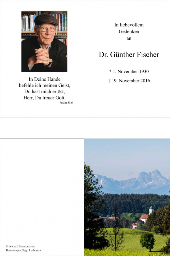 Dr. Günther Fischer