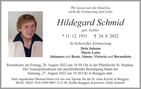 Hildegard Schmid
