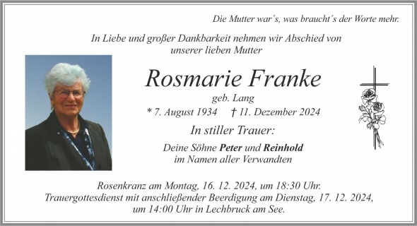 Rosmarie Franke