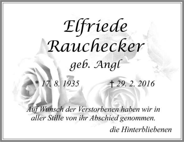 Elfriede Rauchecker