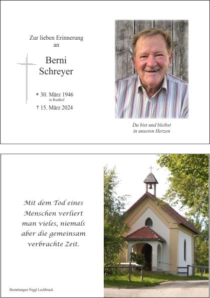 Berni Schreyer