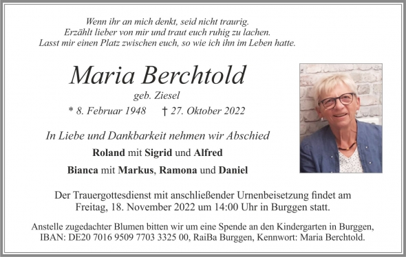 Maria Berchtold