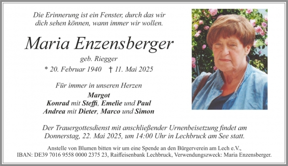 Maria Enzensberger