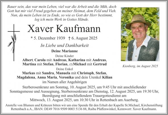 Xaver Kaufmann