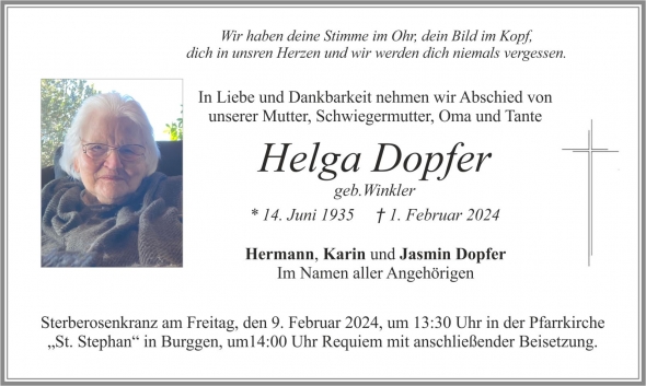 Helga Dopfer