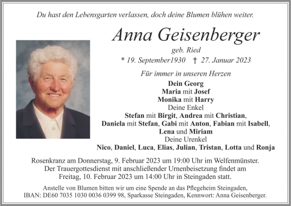 Anna Geisenberger