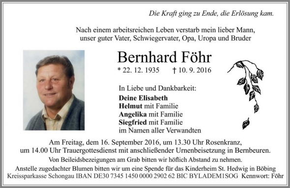 Bernhard Föhr