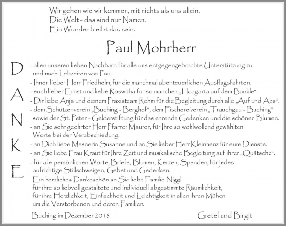 Paul Mohrherr
