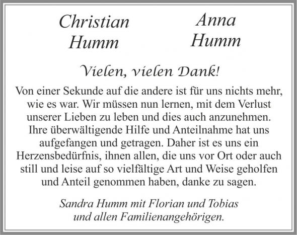 Anna + Christian Humm