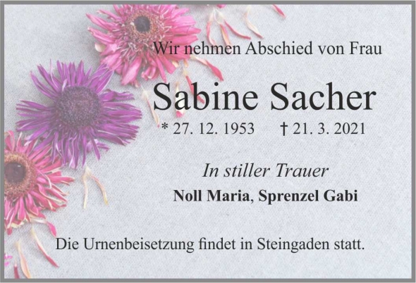 Sabine Sacher