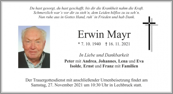 Erwin Mayr