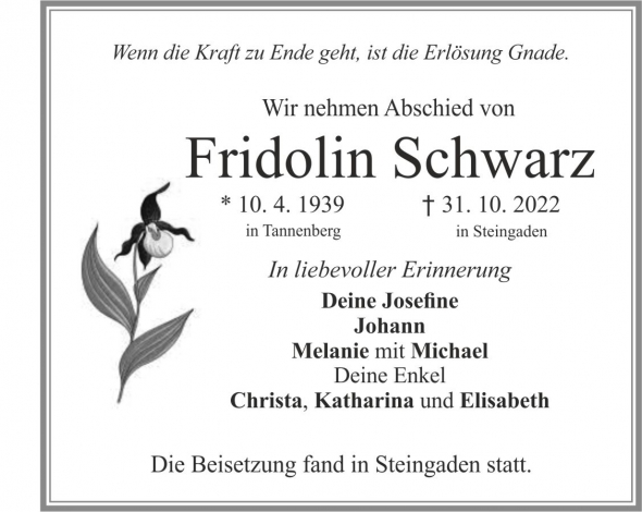 Fridolin Schwarz