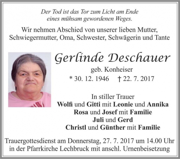 Gerlinde Deschauer