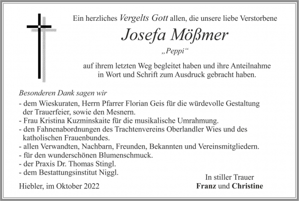 Josefa Mößmer