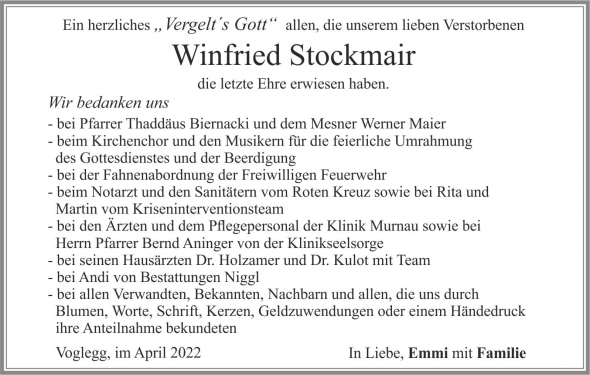 Winfried Stockmair