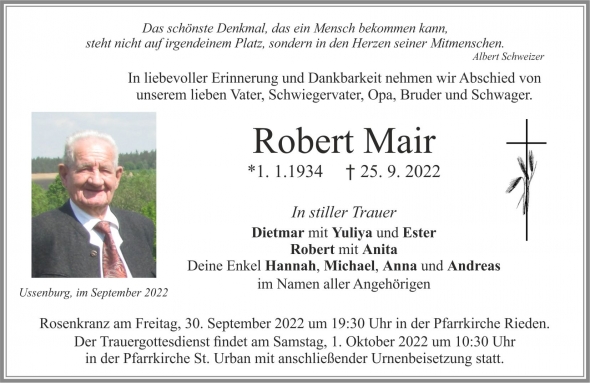 Robert Mair